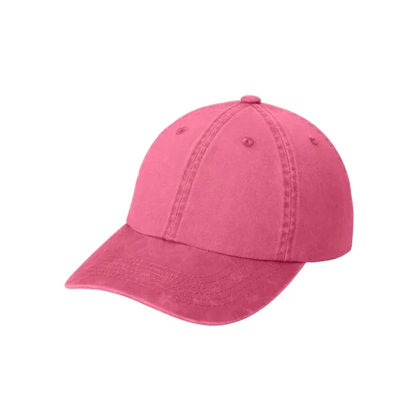 Garment-washed unstructured cotton cap with adjustable buckle closure and relaxed fit,... from ASI 72657 Active Life Promo / Active Life