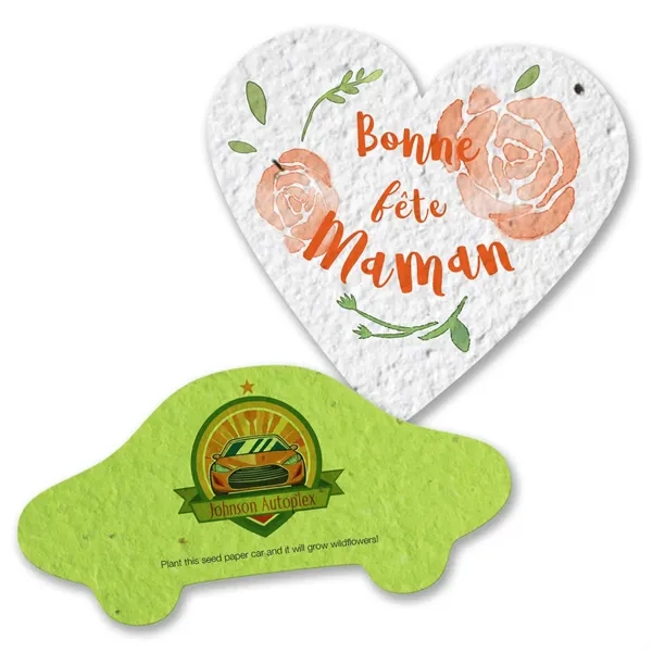 Printed seed paper shapes.... from ASI 40646 Bloomin Promotions / Bloomin' Promotions™