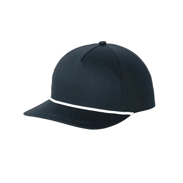 Retro-inspired 5-panel cap with rope detail, breathable mesh, and flip-down front... from ASI 72657 Active Life Promo / Active Life