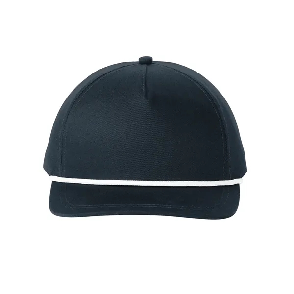 Retro-inspired 5-panel cap with rope detail, breathable mesh, and flip-down front... from ASI 72657 Active Life Promo / Active Life