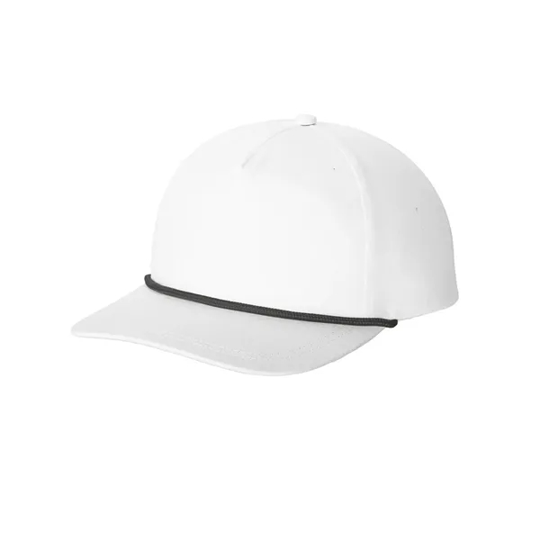 Retro-inspired 5-panel cap with rope detail, breathable mesh, and flip-down front... from ASI 72657 Active Life Promo / Active Life