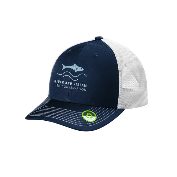 C112ECO recycled trucker cap with mesh back and snapback fit-great for... from ASI 72657 Active Life Promo / Active Life