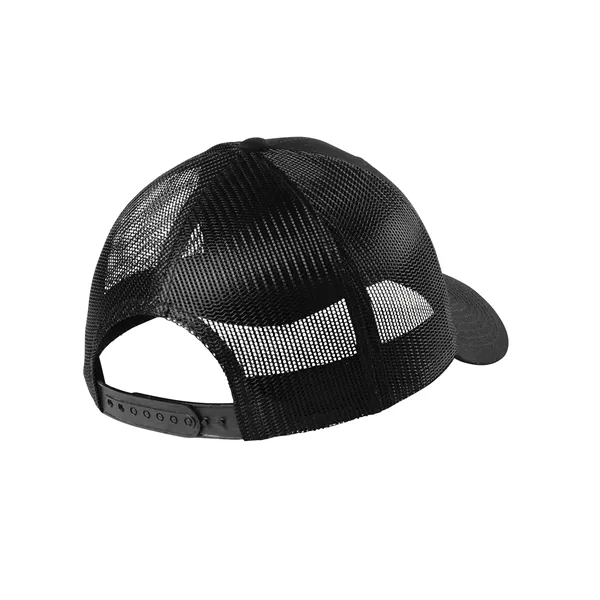 Structured low-profile trucker cap with breathable mesh, snapback fit, and solid... from ASI 72657 Active Life Promo / Active Life