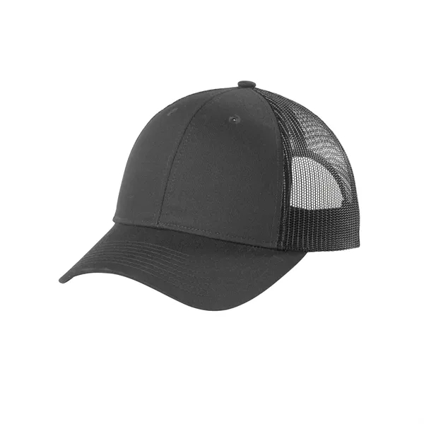Structured low-profile trucker cap with breathable mesh, snapback fit, and solid... from ASI 72657 Active Life Promo / Active Life