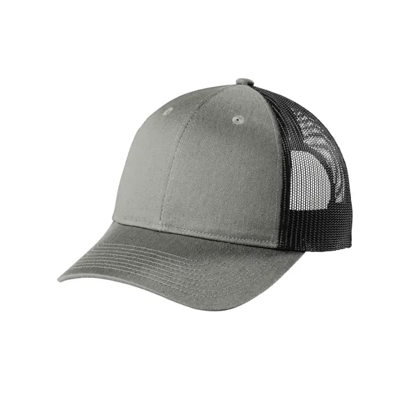 Structured low-profile trucker cap with breathable mesh, snapback fit, and solid... from ASI 72657 Active Life Promo / Active Life