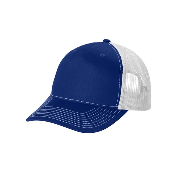 Classic five-panel trucker cap with breathable mesh, adjustable fit, and wide... from ASI 72657 Active Life Promo / Active Life