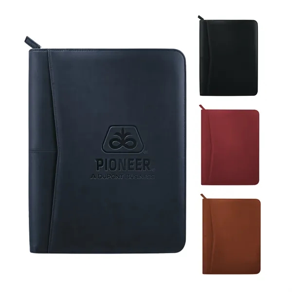 Zippered padfolio with multiple pockets, writing pad, two USB flash drive... from ASI 66887 PCNA / Leeds