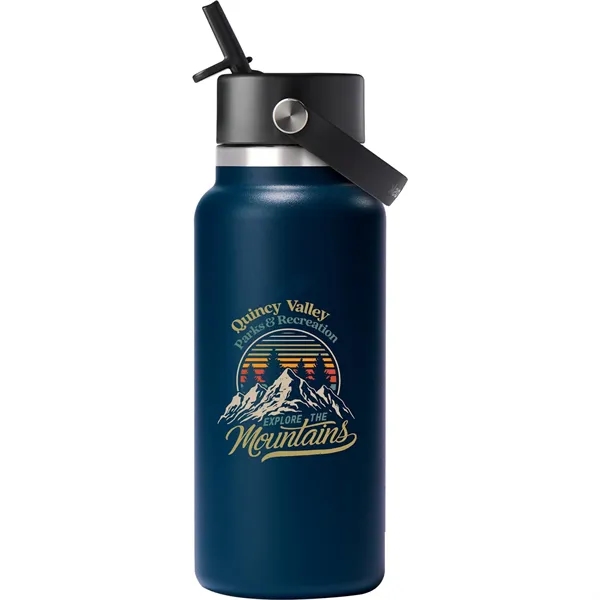 Hydro Flask® Wide Mouth w/ Flex Straw Cap 32oz... from ASI 66887 PCNA / Leeds