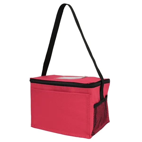 8.5" x 6" x 6" six can capacity cooler bag with... from ASI 37980 Bagworld