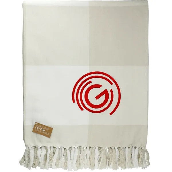 60" x 70" organic cotton throw blanket.... from ASI 66887 PCNA / Leeds