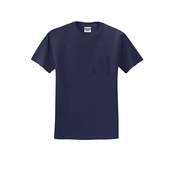 JERZEES - Dri-Power Active 50/50 Cotton/Poly Pocket T-Shirt.... from ASI 84863 SanMar