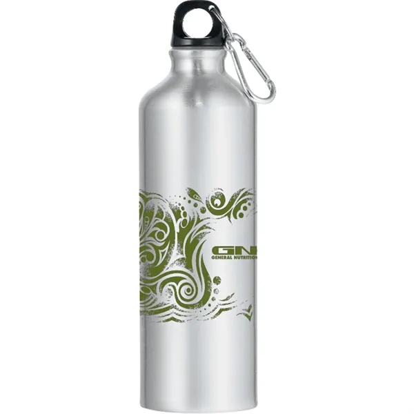 26 oz. aluminum bottle with screw-on lid and carabiner.... from ASI 66887 PCNA / Leed’s