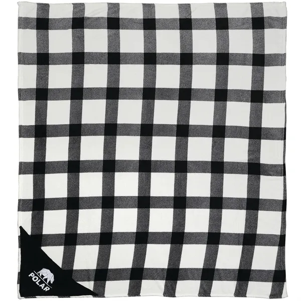60" x 70" buffalo plaid plush throw blanket.... from ASI 66887 PCNA / Leeds