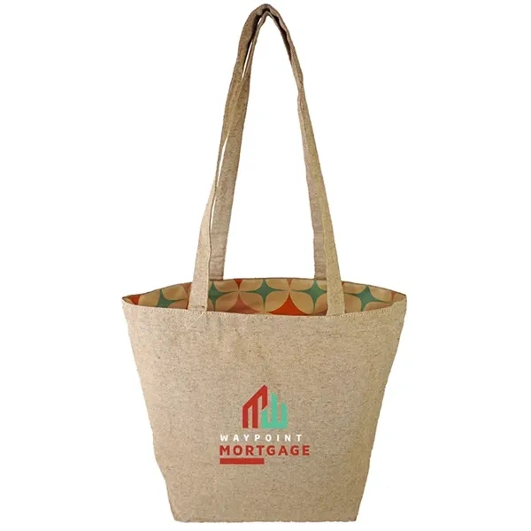 Reversible Colored Tweed Cotton Tote... from ASI 67557 LimeLight Ent / Limelight USA