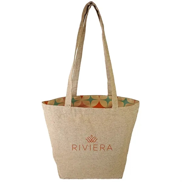 Reversible Colored Tweed Cotton Tote... from ASI 67557 LimeLight Ent / Limelight USA