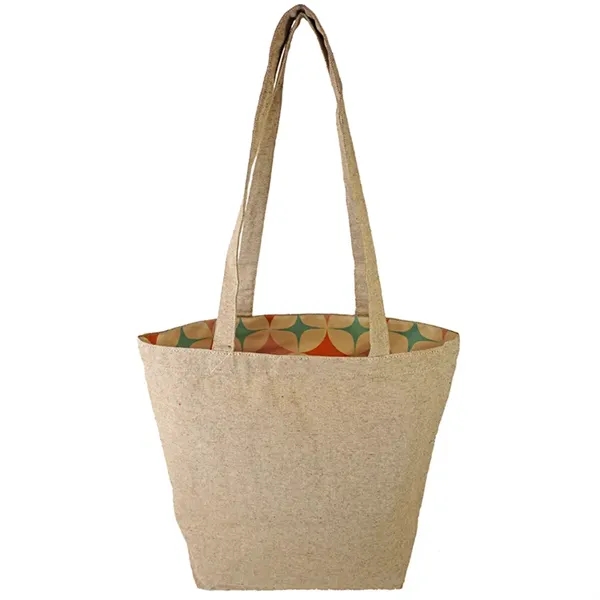 Reversible Colored Tweed Cotton Tote... from ASI 67557 LimeLight Ent / Limelight USA