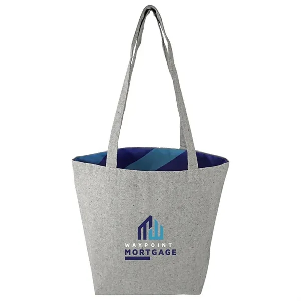 Reversible Colored Tweed Cotton Tote... from ASI 67557 LimeLight Ent / Limelight USA