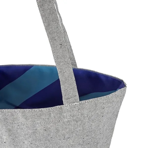 Reversible Colored Tweed Cotton Tote... from ASI 67557 LimeLight Ent / Limelight USA