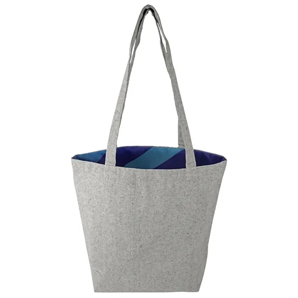 Reversible Colored Tweed Cotton Tote... from ASI 67557 LimeLight Ent / Limelight USA