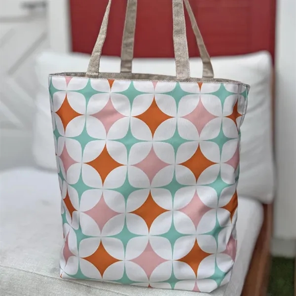 Reversible Colored Tweed Cotton Tote... from ASI 67557 LimeLight Ent / Limelight USA