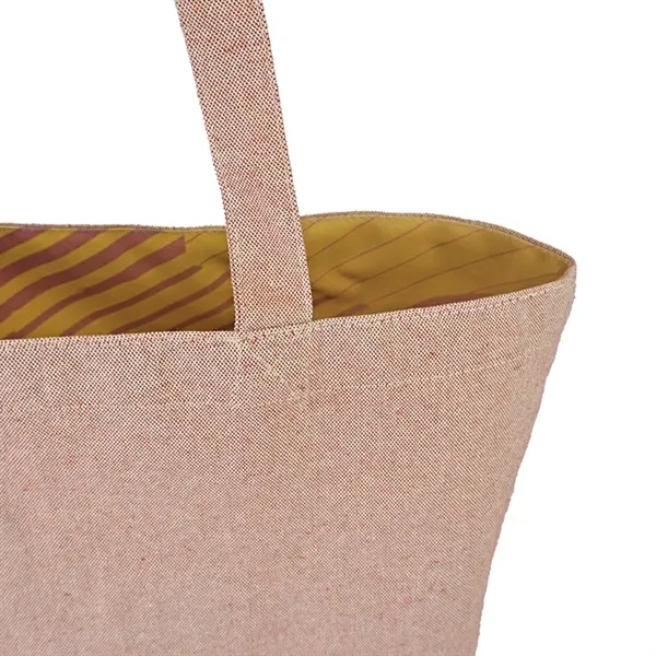 Reversible Colored Tweed Cotton Tote... from ASI 67557 LimeLight Ent / Limelight USA