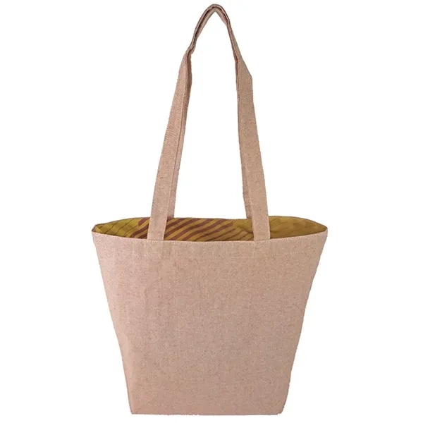 Reversible Colored Tweed Cotton Tote... from ASI 67557 LimeLight Ent / Limelight USA