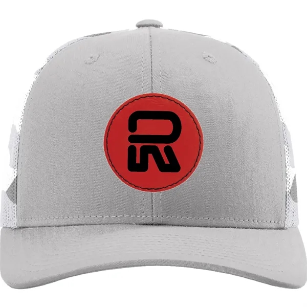 Richardson #112PM snapback six-panel cotton and polyester trucker cap with plastic... from ASI 74601 Calico