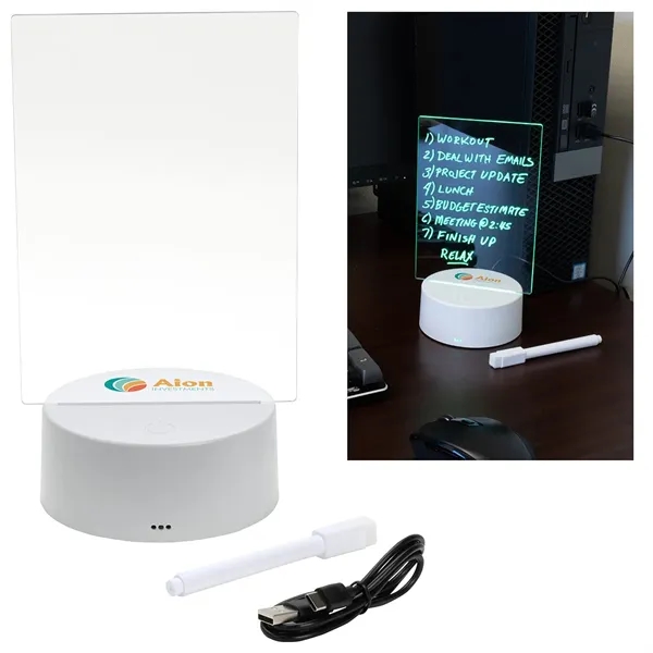 Light-Up Writing Pad... from ASI 36730 Ariel Premium Supply Inc