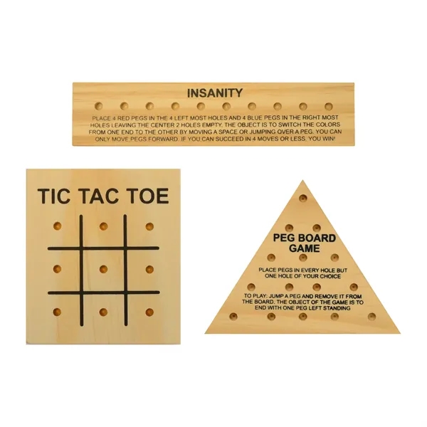 Fun On The Go Games - Wood Teasers... from ASI 40480 Koozie Group