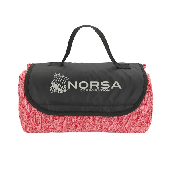 Heathered Fold Up Blanket... from ASI 40480 Koozie Group