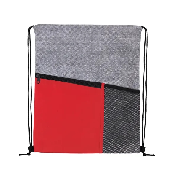 Heathered RPET Non-Woven Drawstring Backpack... from ASI 40480 Koozie Group