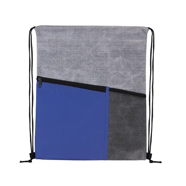Heathered RPET Non-Woven Drawstring Backpack... from ASI 40480 Koozie Group