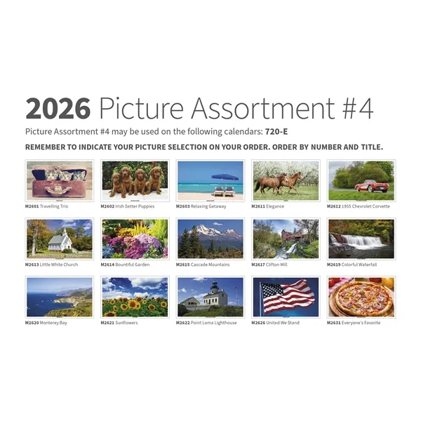 Robin Mount Calendar... from ASI 40480 Koozie Group