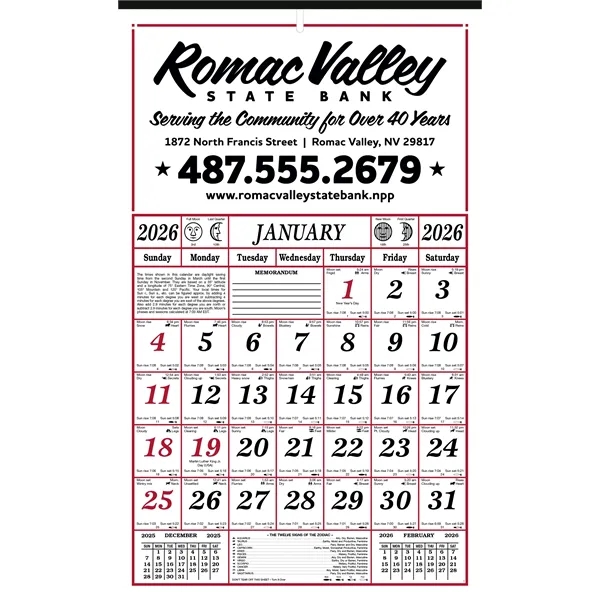 7-Sheet Almanac... from ASI 40480 Koozie Group