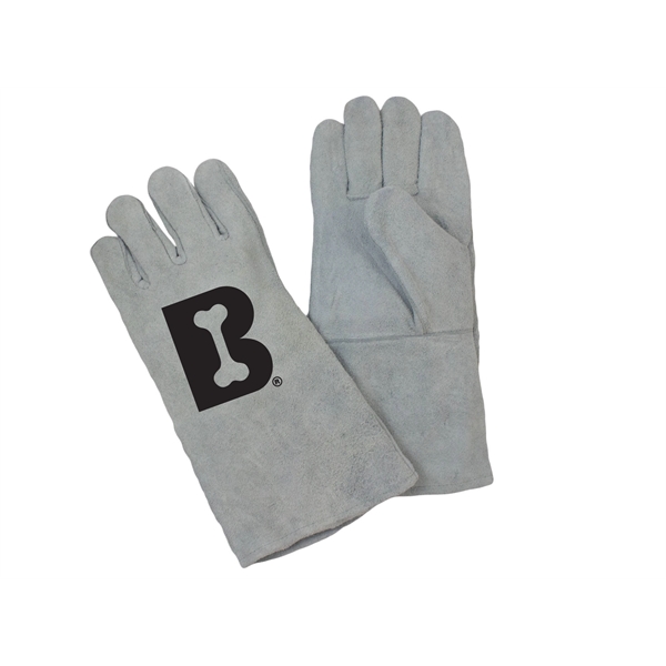 Split grain, gray welders glove, sock lining. Price includes 1 color... from ASI 79951 Promosafe