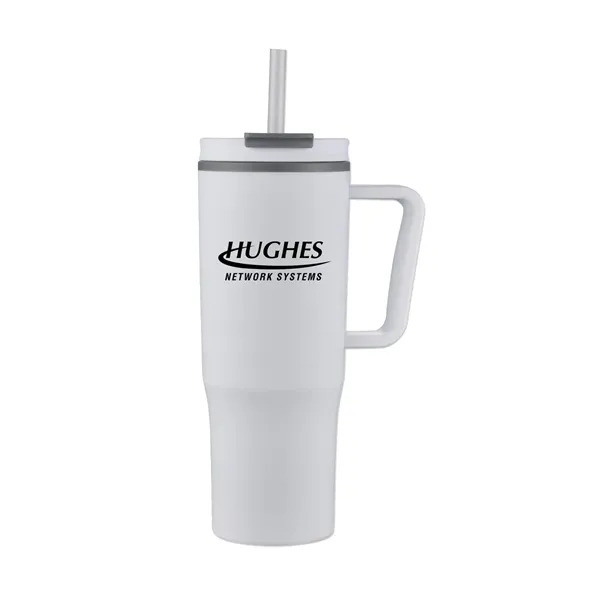 30-ounce polypropylene travel mug with double-wall insulation.... from ASI 98360 WOWLine