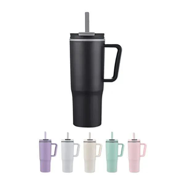 30-ounce polypropylene travel mug with double-wall insulation.... from ASI 98360 WOWLine
