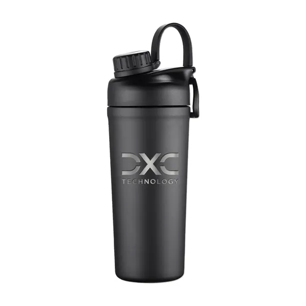 26-ounce stainless steel protein shaker bottle with double-wall insulation.... from ASI 98360 WOWLine