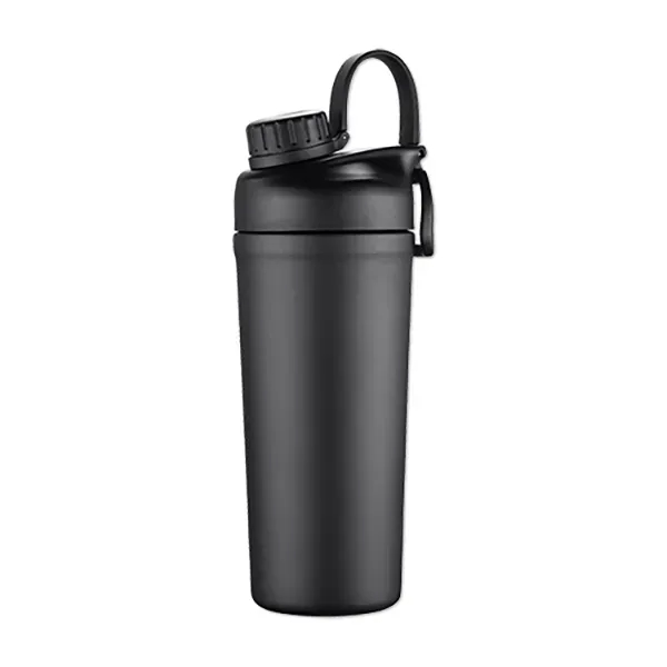 26-ounce stainless steel protein shaker bottle with double-wall insulation.... from ASI 98360 WOWLine