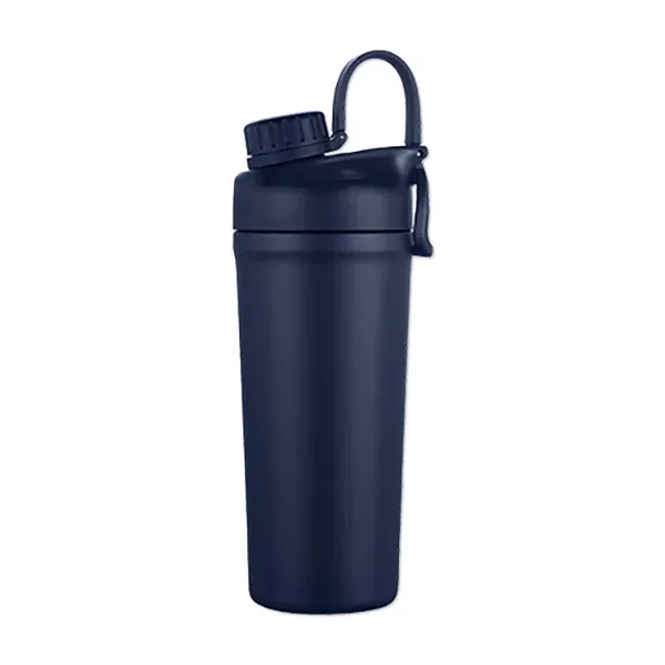 26-ounce stainless steel protein shaker bottle with double-wall insulation.... from ASI 98360 WOWLine