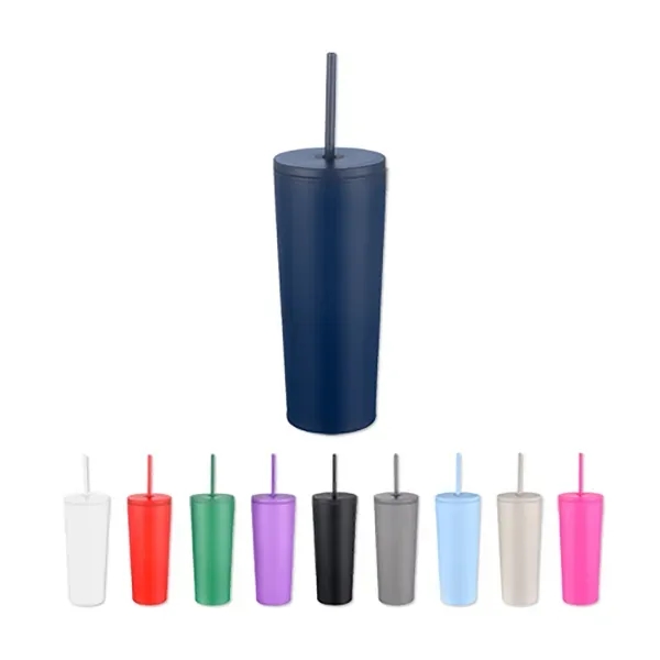 24-ounce stainless steel tumbler with double-wall insulation.... from ASI 98360 WOWLine