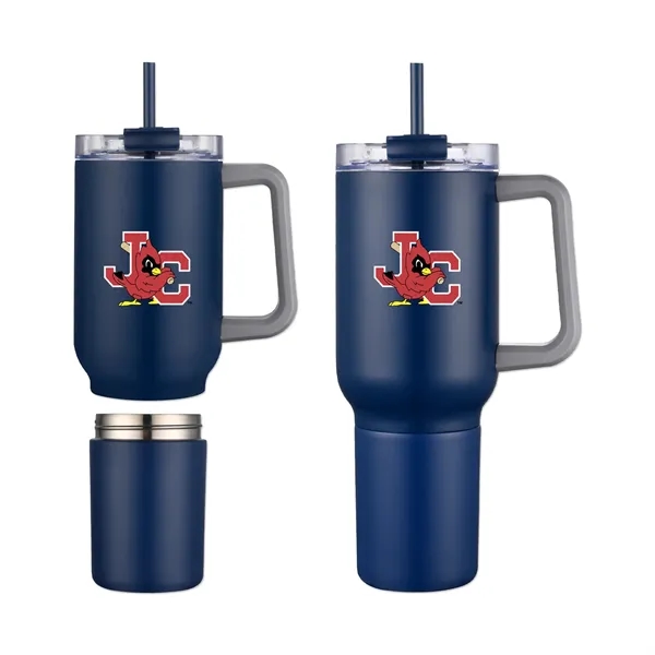 22-ounce stainless steel travel mug with double-wall insulation and gift box.... from ASI 98360 WOWLine