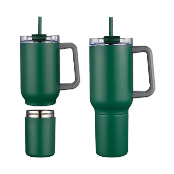 22-ounce stainless steel travel mug with double-wall insulation and gift box.... from ASI 98360 WOWLine