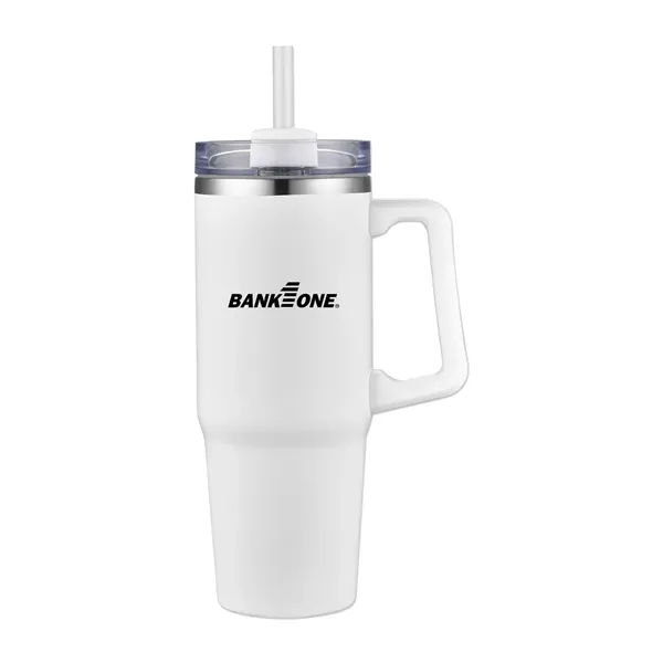 30-ounce stainless steel travel mug with double-wall insulation.... from ASI 98360 WOWLine