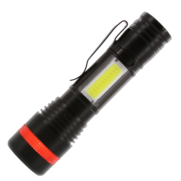 Mini 3-Watt LED Safety Flashlight with COB Sidelight... from ASI 31570 Advantage Industries