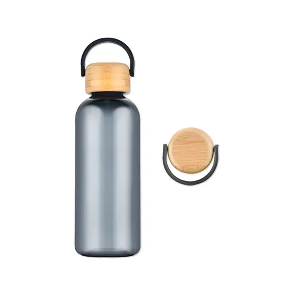 21-ounce PET water bottle with a bamboo lid.... from ASI 98360 WOWLine