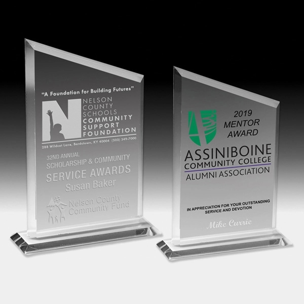 5 3/4" x 7 3/4" x 3/8" acrylic award with customization.... from ASI 62660 Innovation Line