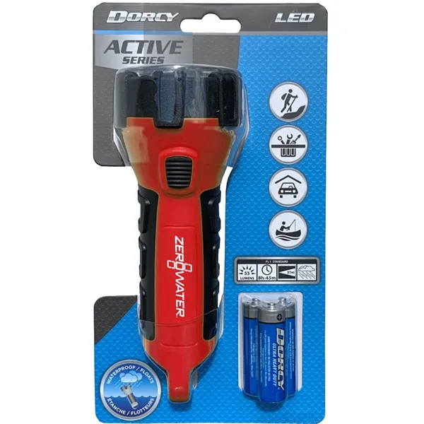 This 150 Lumen flashlight boasts a water-resistant design with the added... from ASI 84514 Safety Made / Acme United Corporation Ready4 kits