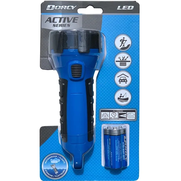 This 150 Lumen flashlight boasts a water-resistant design with the added... from ASI 84514 Safety Made / Acme United Corporation Ready4 kits