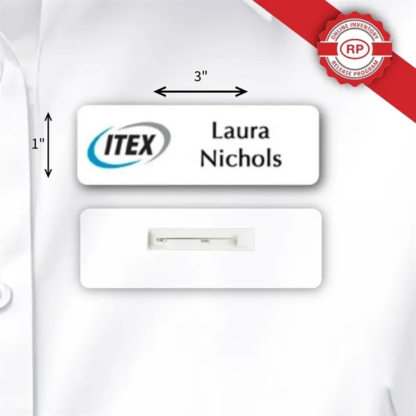 Durable laminated ID badge w/ full-color personalization, tamper resistance, water protection,... from ASI 59080 Halls & Company